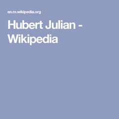 Hubert Julian