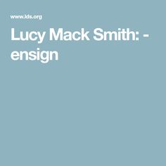 Lucy Mack Smith