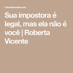 Roberta Vicente