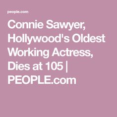 Connie Sawyer
