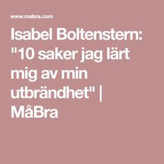 Isabel Boltenstern