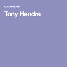 Tony Hendra