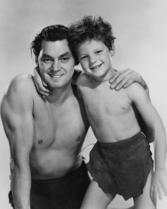 johnny tarzan sheffield weissmuller stars hollywood son jane finds film 1950s 1940s apes worth classic movie friends movies vintage weismuller