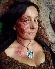 cohu lucy leprosy actress worth atlantis bbc makeup prosthetics adrian applied rigby supplie designed