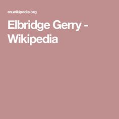 Elbridge Gerry