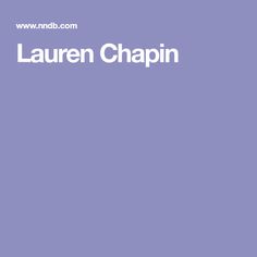 Lauren Chapin