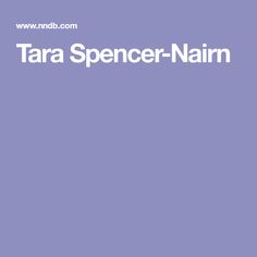 Tara Spencer-Nairn