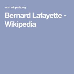 Bernard Lafayette