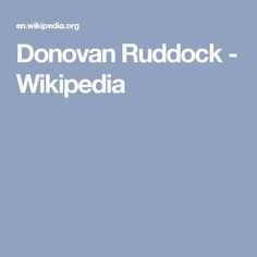 Donovan Ruddock
