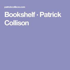 Patrick Collison