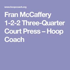 Fran McCaffery