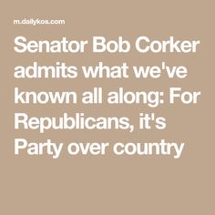 Bob Corker