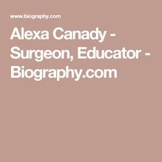 Alexa Canady