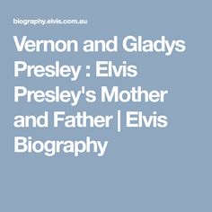 Gladys Presley
