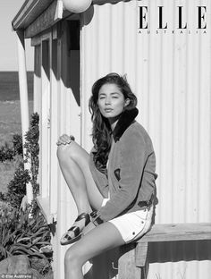Jessica Gomes cuts a stylish figure in a $55 jumper and with a $3K