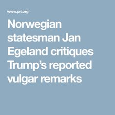Jan Egeland