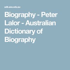 Peter Lalor