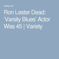 Ron Lester