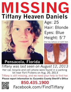 Daniels actress tiffany Disappearance of