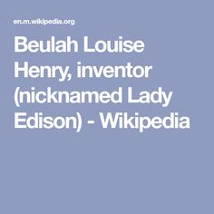 Beulah Louise Henry