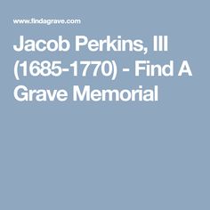 Jacob Perkins
