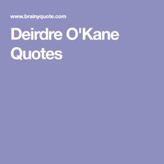 Deirdre O'Kane