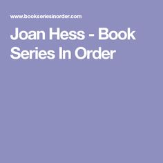 Joan Hess