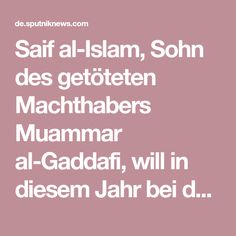 Saif Al-islam Gaddafi