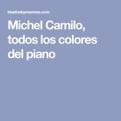 Michel Camilo