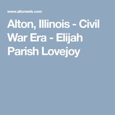Elijah Parish Lovejoy