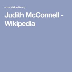 Judith McConnell
