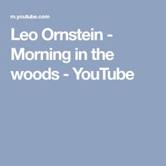 Leo Ornstein