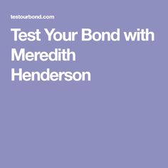 Meredith Henderson