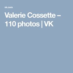 Valerie Cossette