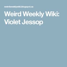 Violet Jessop