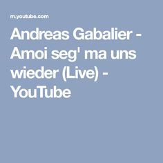 Andreas Gabalier