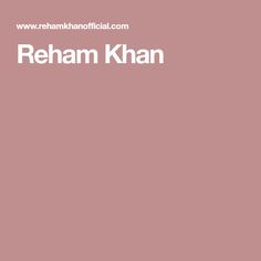 Reham Khan