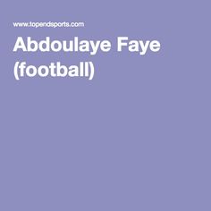 Abdoulaye Faye