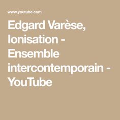Edgard Varese