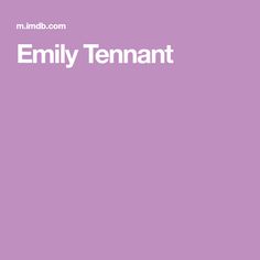 Emily Tennant