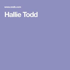 Hallie Todd