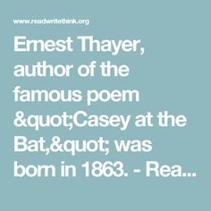 Ernest Thayer