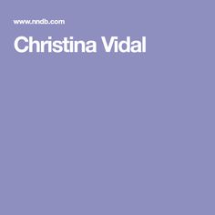 Christina Vidal