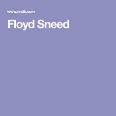 Floyd Sneed