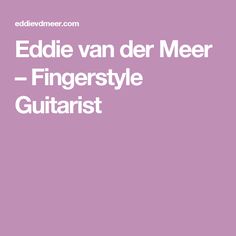 Eddie Van Der Meer