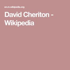 David Cheriton