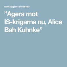 Alice Bah Kuhnke