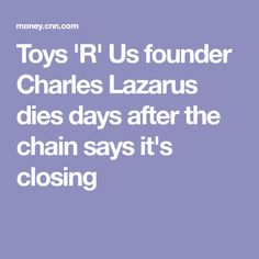 Charles Lazarus