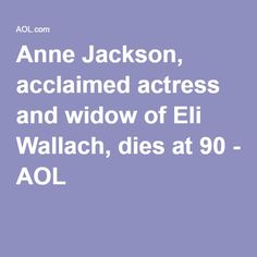 Anne Jackson