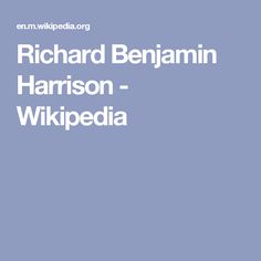 Richard Benjamin Harrison
